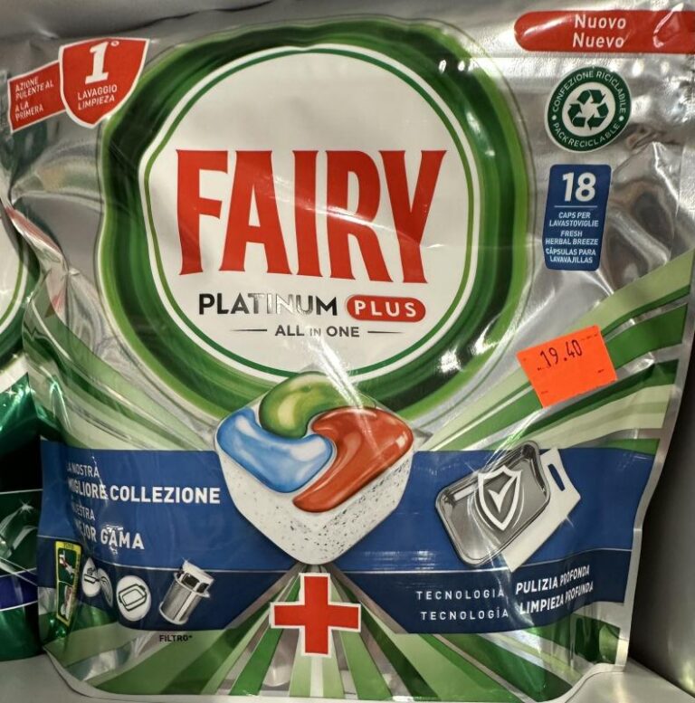 Fairy Platinum plus tabletki do zmywarki 18 sztuk