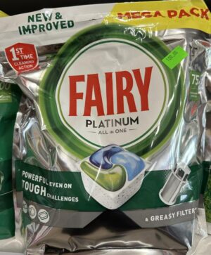 Fairy Platinum all in one tabletki do zmywarki 75 sztuk