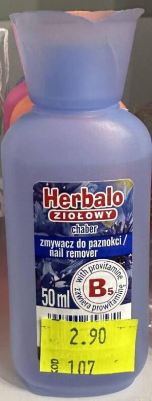 HERBAL ziołowy zmywacz do paznokci