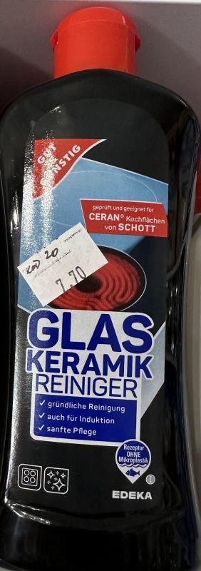 Gut & Gunstig środek do czyszczenia szkła ceramicznego, płyty indukcyjnej