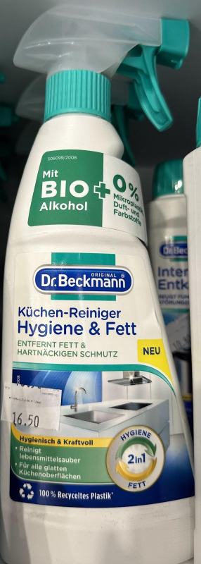 Dr. Beckmann środek do czyszczenia kuchni, usuwa uparty brud i tłuszcz do wszystkich gładkich powierzchni